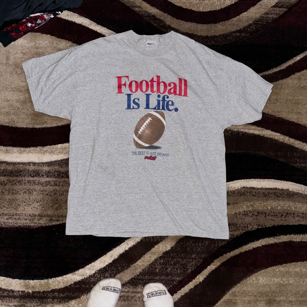 Hanes Heavyweight Football Tee
